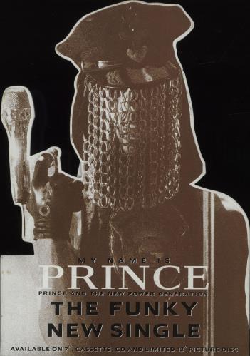 Prince My Name Is Prince UK Promo display (11280)